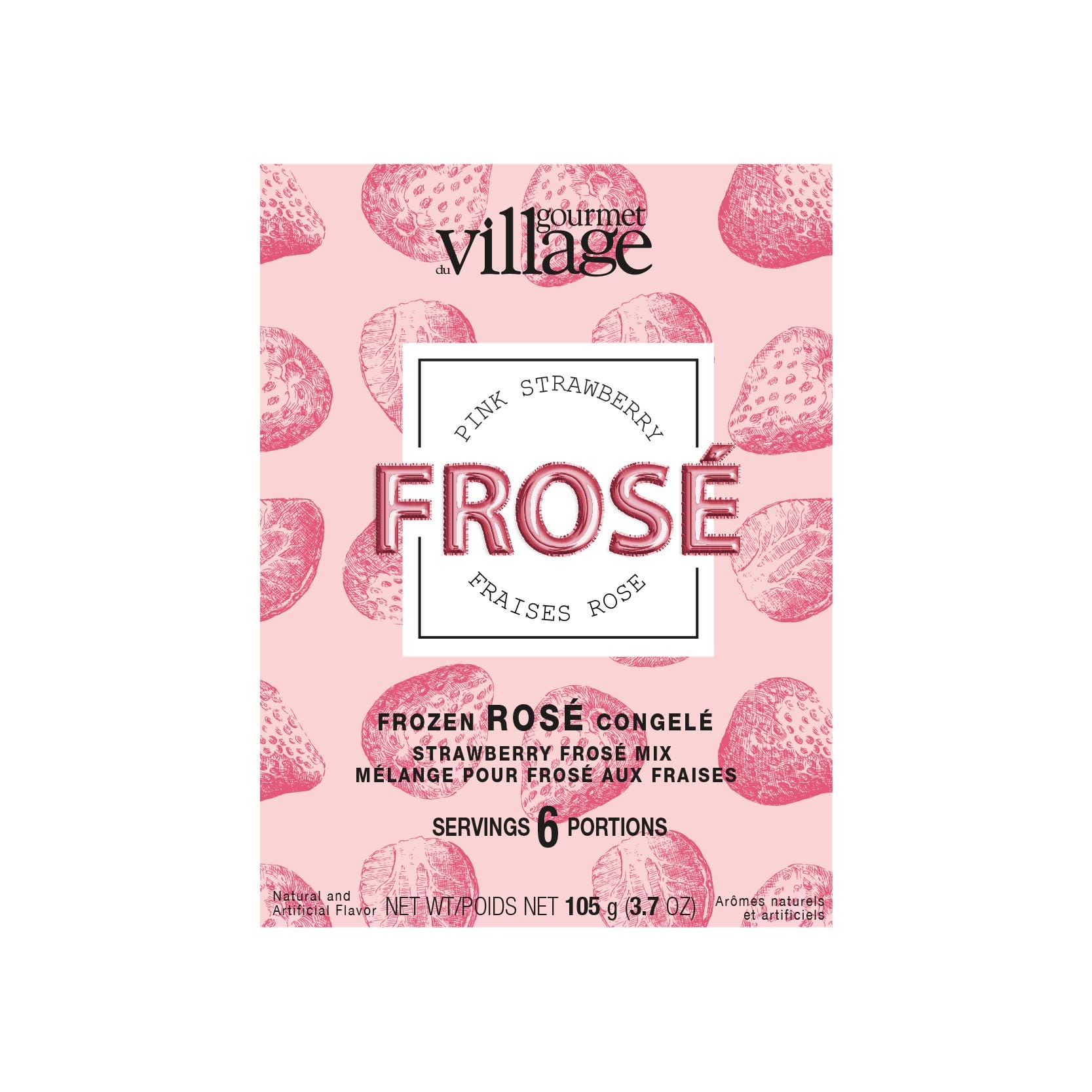 Gourmet du Village Pink Strawberry Frose Mix 105g