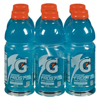 Gatorade Frost Glacier Freeze Thirst Quencher Drink 6 x 591ml