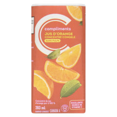 Compliments No Pulp Frozen Orange Juice 283ml