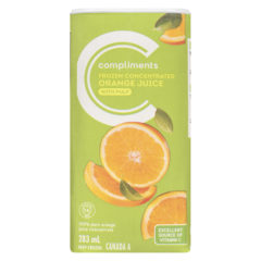 Compliments With Pulp Frozen Orange Juice 283ml