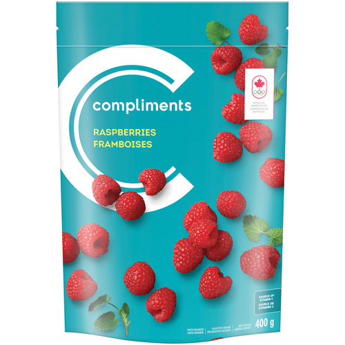 Compliments Frozen Raspberries 400 g