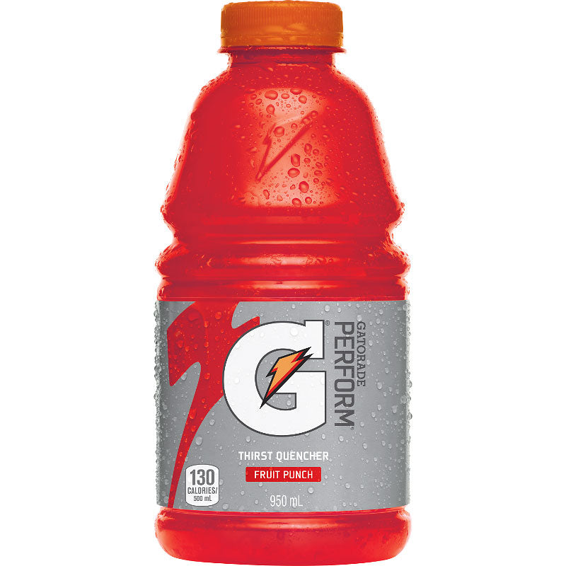 Gatorade Perform Thirst Quencher Fruit Punch Sports Drink 950ml