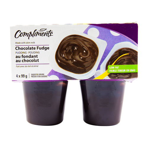 Compliments Chocolate Fudge Pudding 4 x 99g