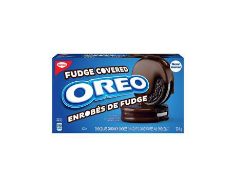 Christie Oreo Fudge Covered Sandwich Cookies 224g