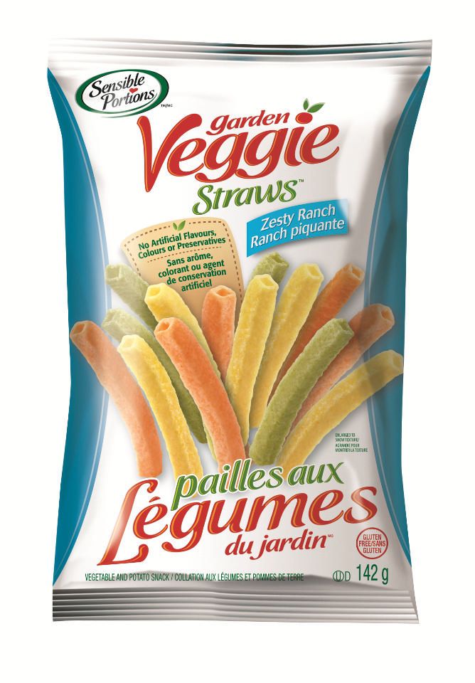 Sensible Portions Zesty Ranch Garden Veggie Straws 142g