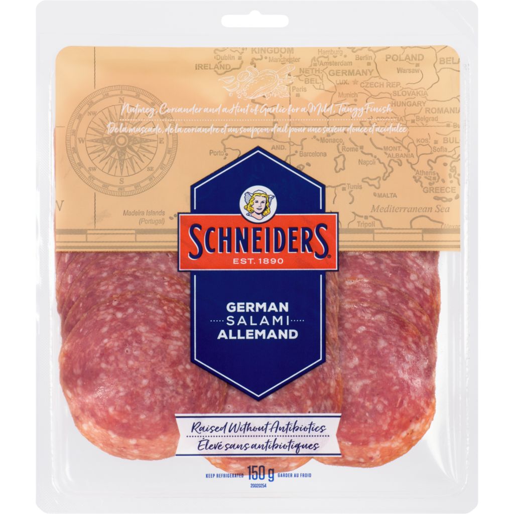 Schneiders Sliced German Salami 150g