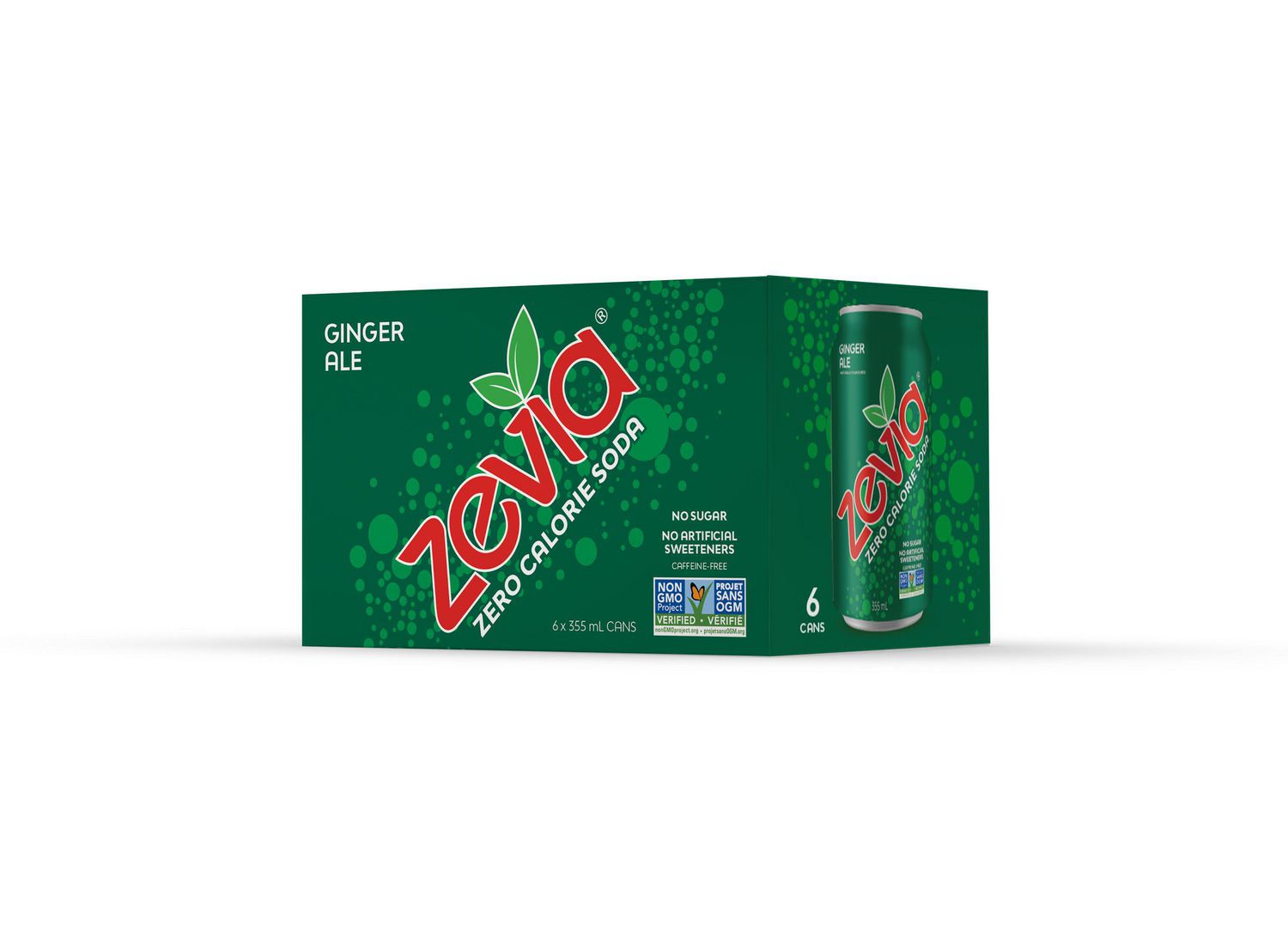 Zevia Ginger Ale Soft Drink 6pk