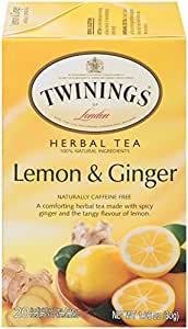 Twinings Lemon & Ginger Herbal Teabags 20ct