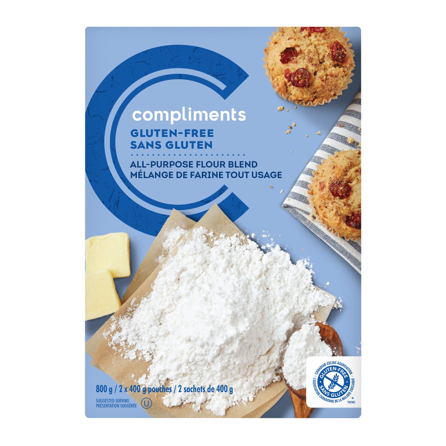 -Compliments Gluten-Free All-Purpose Flour Blend 2 x 400g