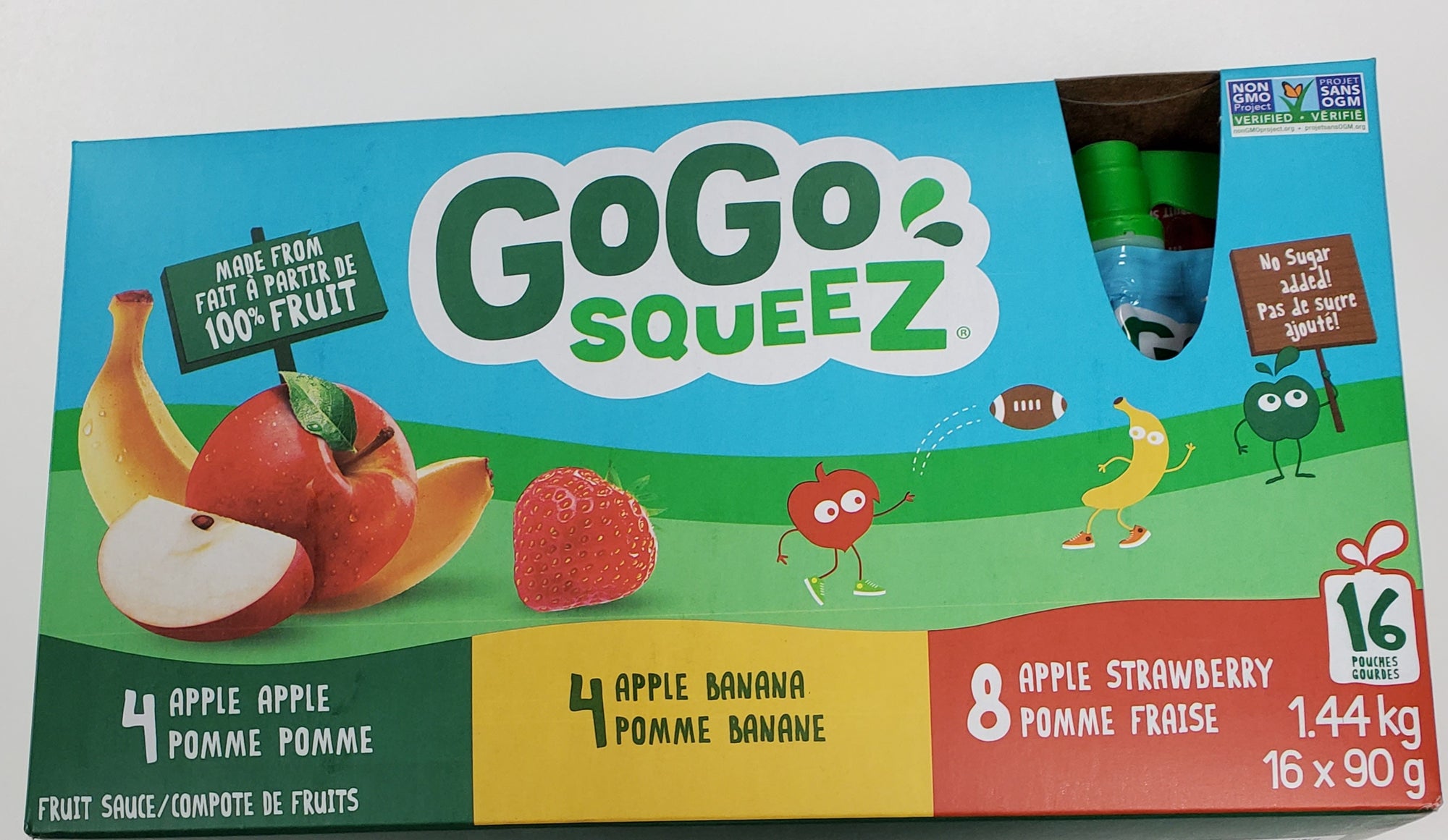 GoGo Squeez Applesauce 16  x 90g