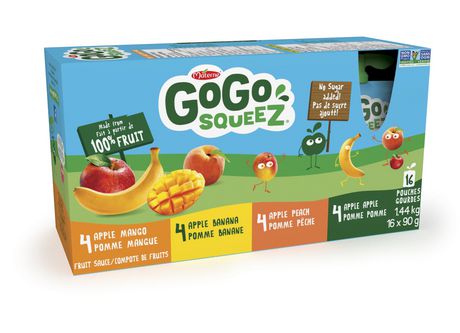 GoGo Squeez Variety Fruitsauce Pouch 16 x90g