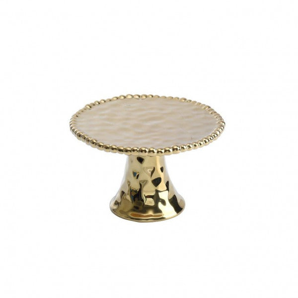 Pampa Bay Gold Pedestal Cupcake/Cheese Stand