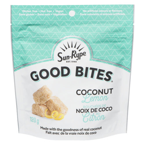 SunRype Good Bites Coconut Lemon Gluten Free Snacks 120g