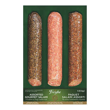 -Freybe Assorted Gourmet  Salami 3 Pk 1.13kg