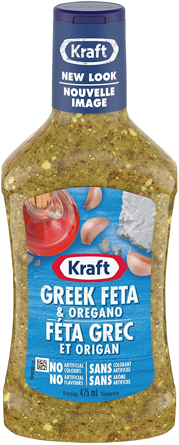 Kraft Greek Feta & Oregano  Dressing 475 ml