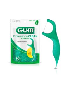 GUM Professional Clean Mint Flossers 90ct