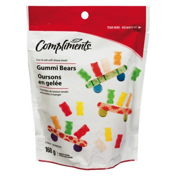 Compliments Gummi Bears Candy 125g