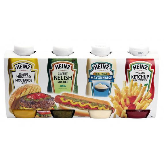 Heinz Condiment Picnic Pack 4 x 750ml