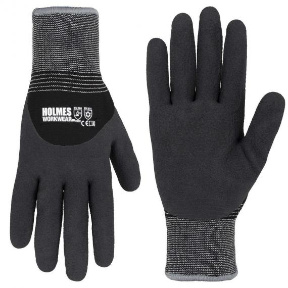 Holmes Black Latex Workwear Gloves