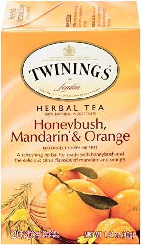 Twinings of London Honeybush, Mandarin & Orange Herbal Tea Bags 20ct