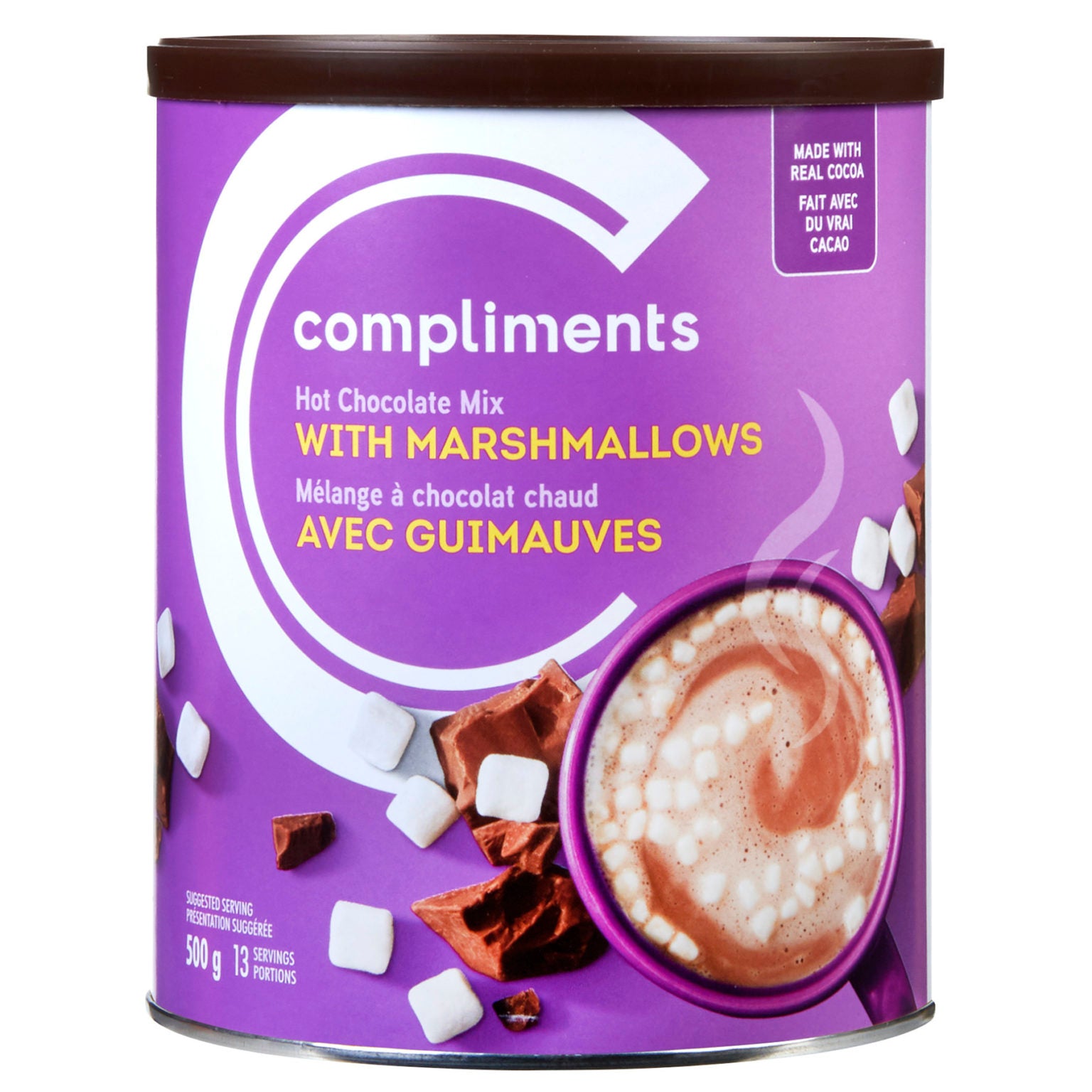 -Compliments Hot Chocolate Mix w/Marshmallows 500g