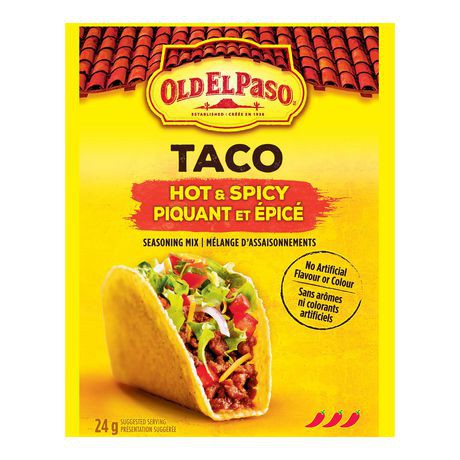 -Old El Paso Hot & Spicy Taco Seasoning Mix 24 g