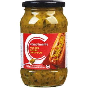 -Compliments Hot Dog Relish 375ml