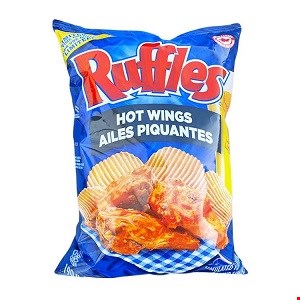 Ruffles Hot Wings Flavour Potato Chips  190g