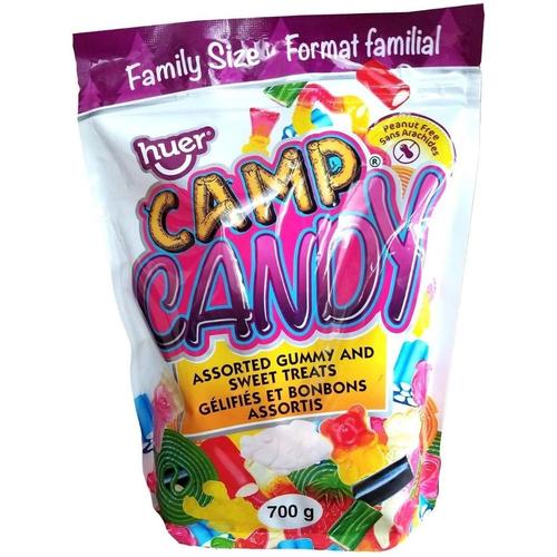 Huer Camp Candy Family Size Assorted Gummy And Sweet Treats 700g