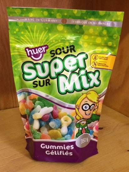 Huer Sour Super Mix Gummies Candy 500g