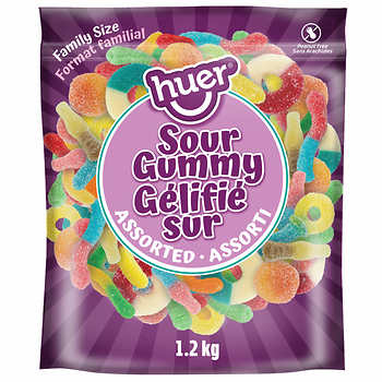 Huer Sour Gummy Assorted Candies 1.2kg