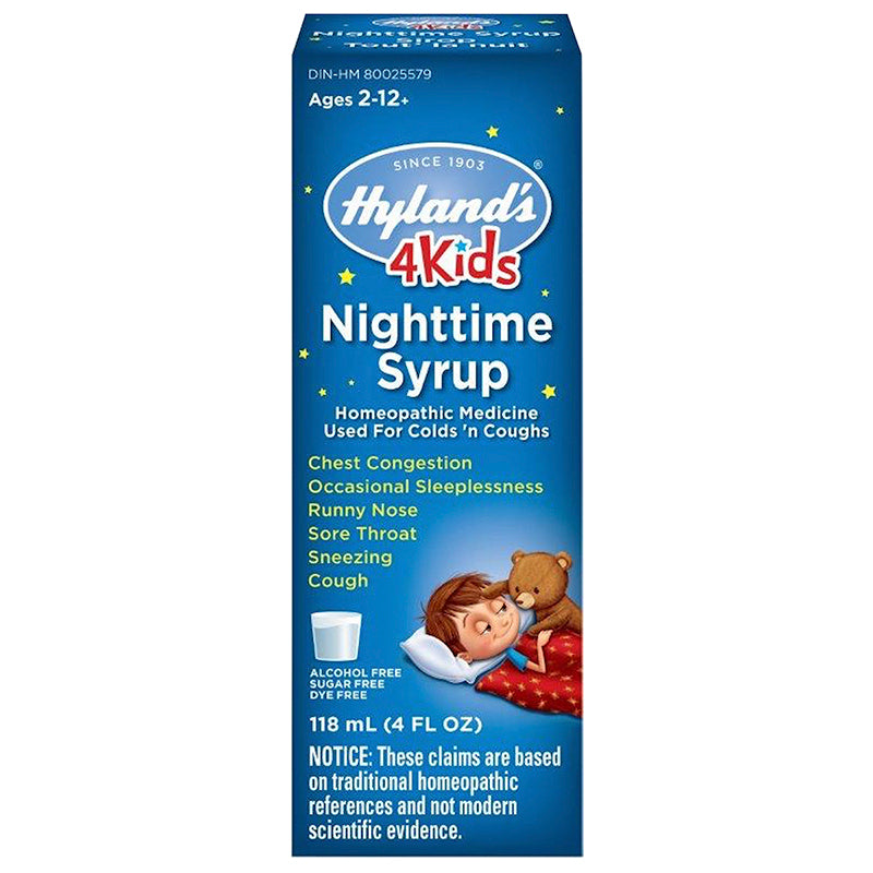 Hyland's 4 Kids Nighttime Homeopathic Syrup 118 ml