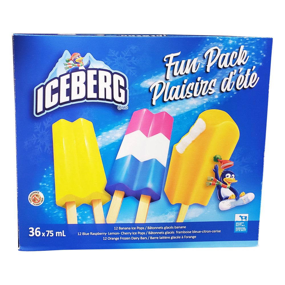 Iceberg Fun Pack Ice Cream Bars 36 x 75ml