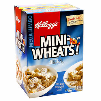 Kellogg's Original Mini-Wheats  Jumbo Cereal 1.6 Kg