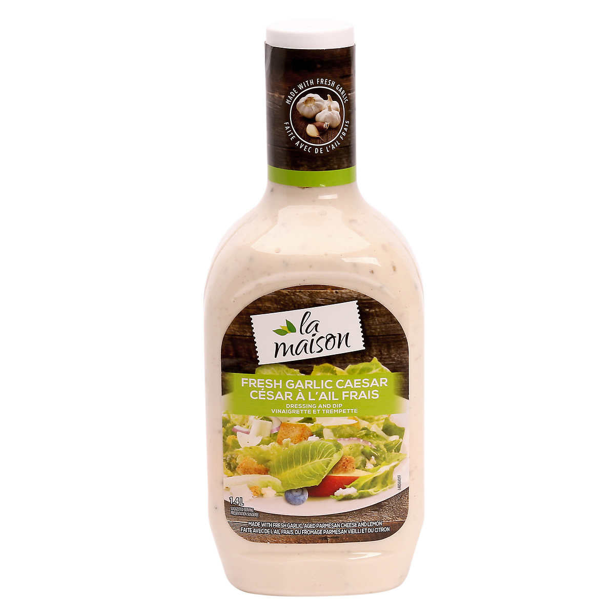 La Maison Fresh Garlic Caesar Salad Dressing  1.4L