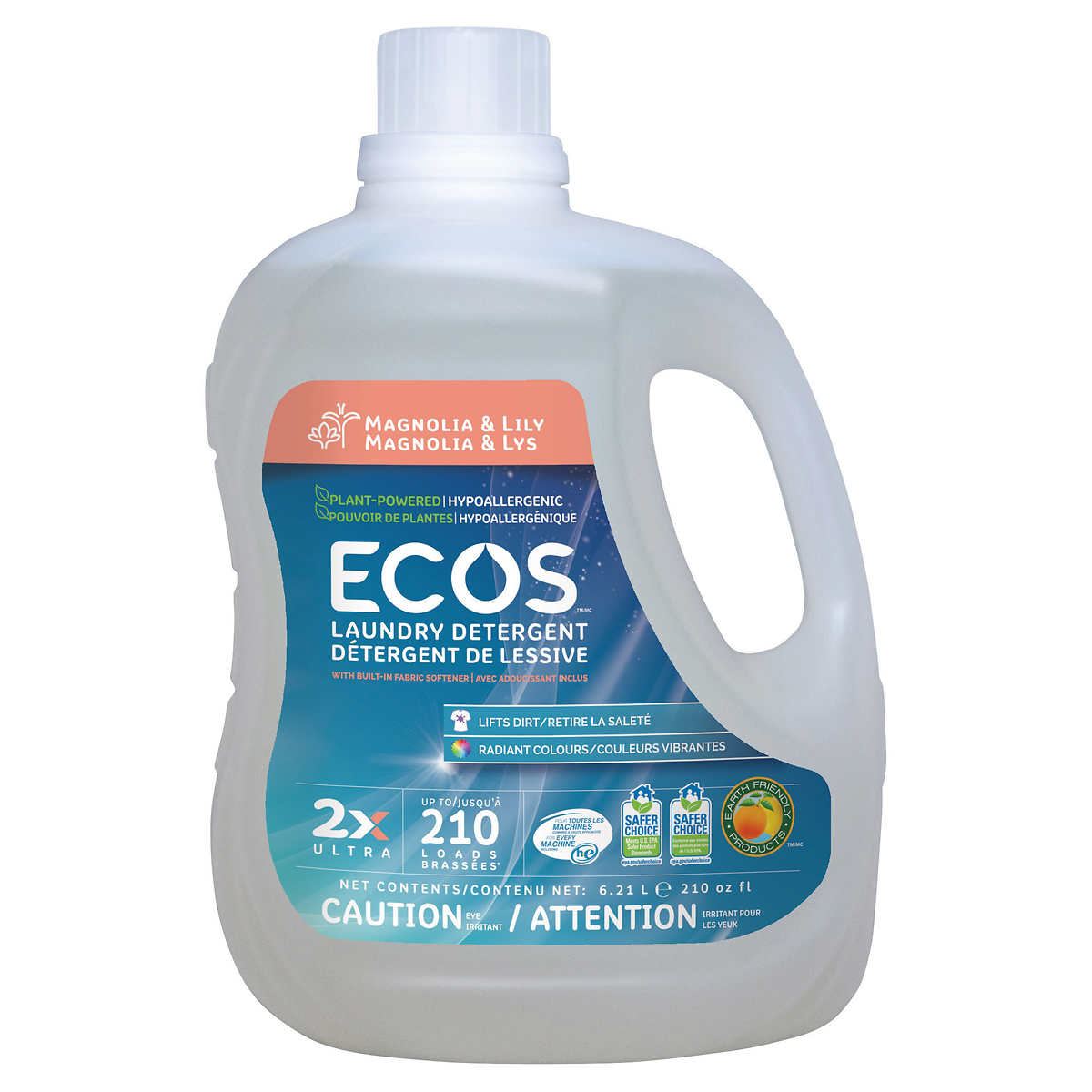 Ecos Magnolia & Lily 2X Ultra Laundry Detergent 6.21L