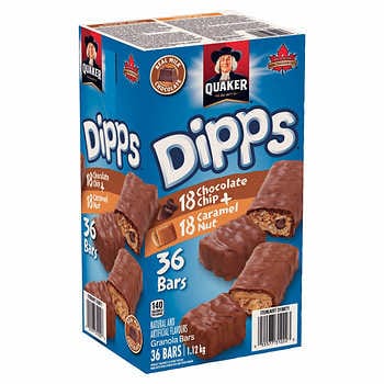 Quaker Dipps Granola Bars 1.12kg