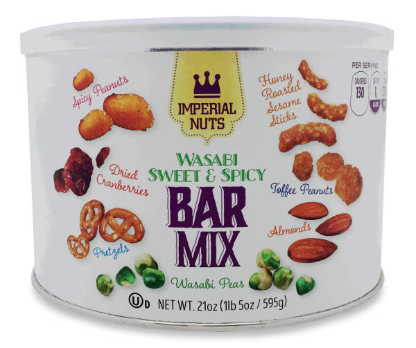 Imperial Nuts Wasabi Sweet  & Spicy Bar Mix 1.07kg