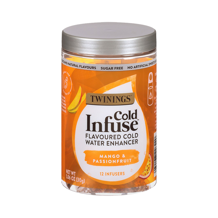 Twinings Cold Infuse Mango & Passionfruit Flavored Cold Water Enhancer 30g