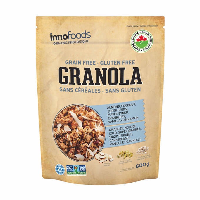 Innofoods Organic Grain Free Gluten Free Granola 600g