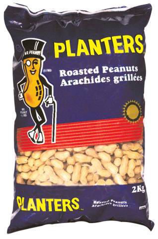 Planters in Shell Roasted Peanuts 2kg