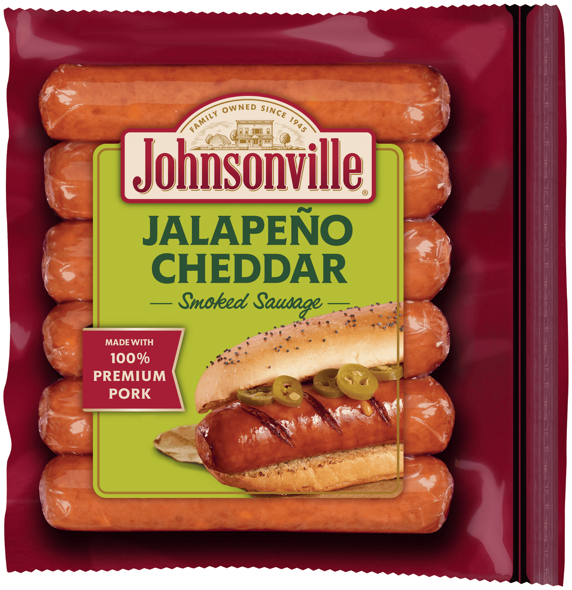 Johnsonville Jalapeno Cheddar  Smoked Sausage 6pk