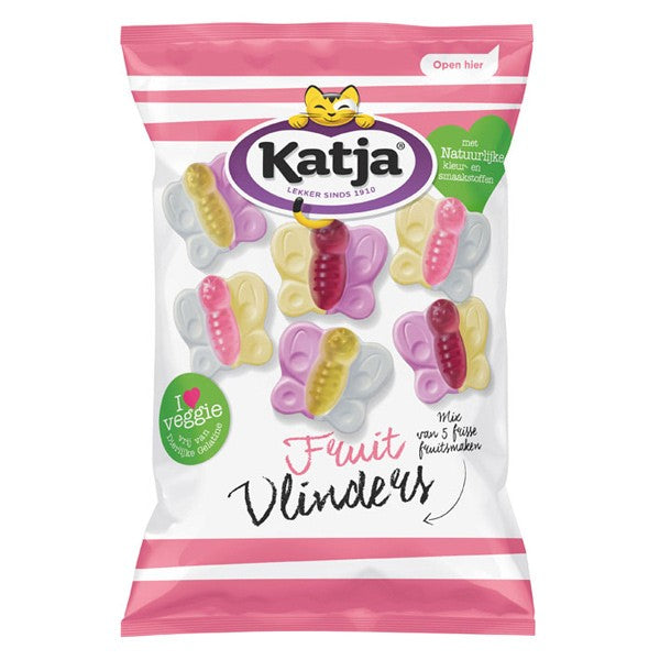 Katja Fruit Vlinders Butterflies Chewy Candy 500g