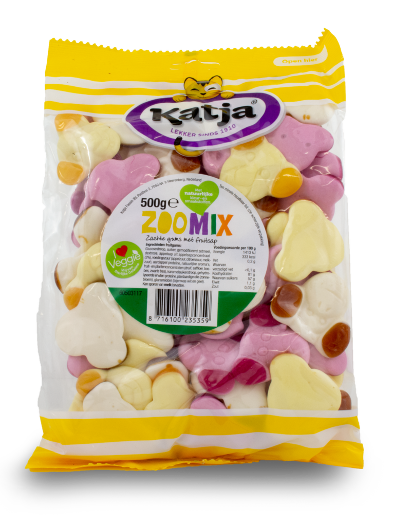 Katja Zoo Mix Gummy Candy 500g