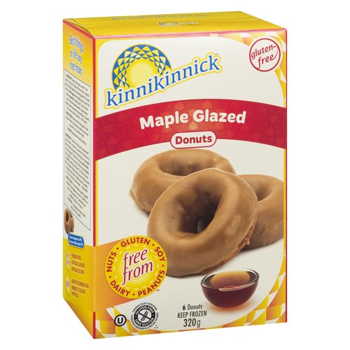 Kinnikinnick Gluten Free Maple Glazed Donuts 320g