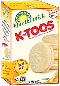 Kinnikinnick KinniTOOS Vanilla Sandwich Creme Cookies 220g