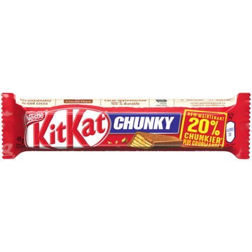 Nestle Kit Kat Chunky Milk Chocolate Wafer Bars 49 g