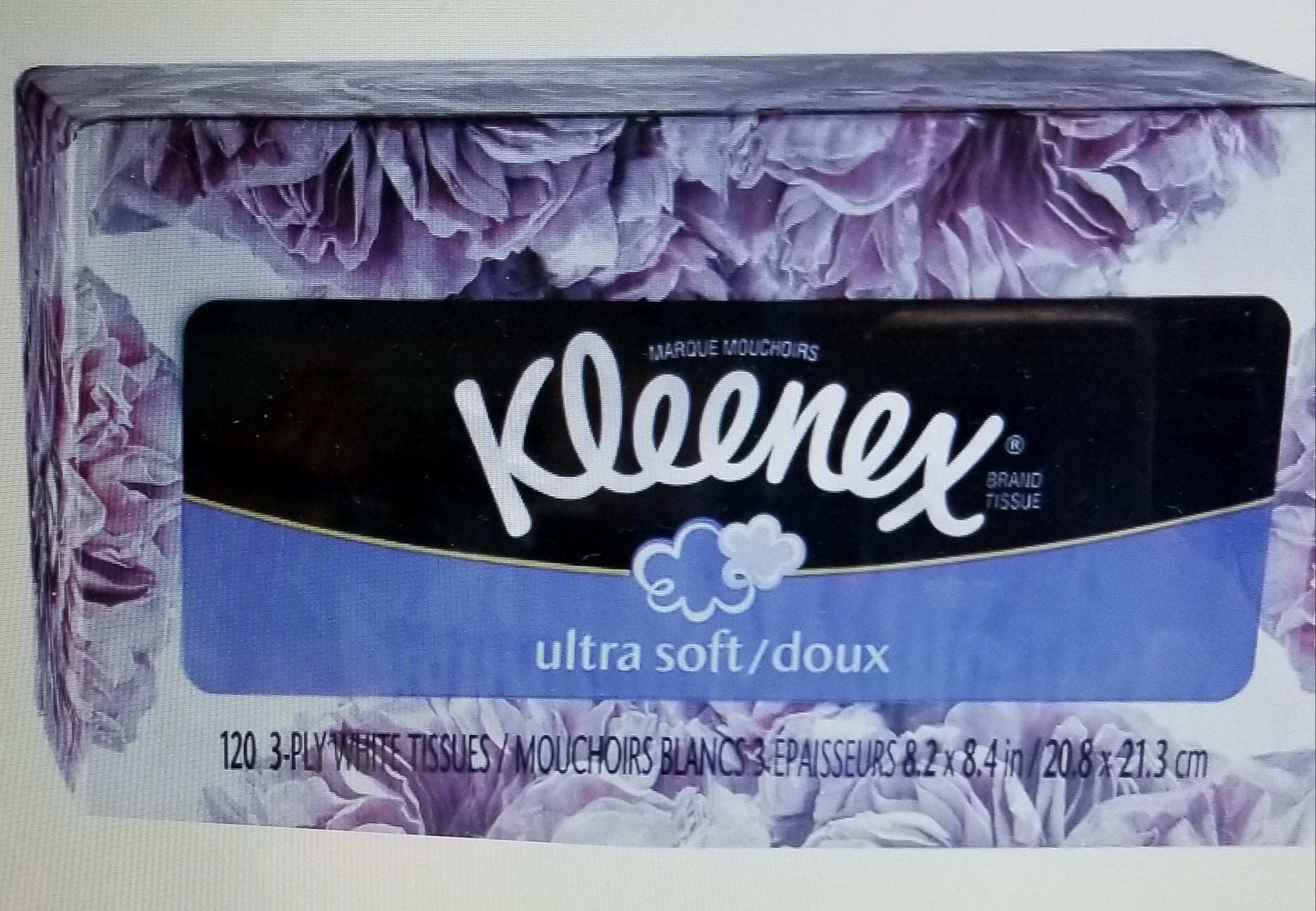 Kleenex Ultra Soft 3 ply Tissues 120ct