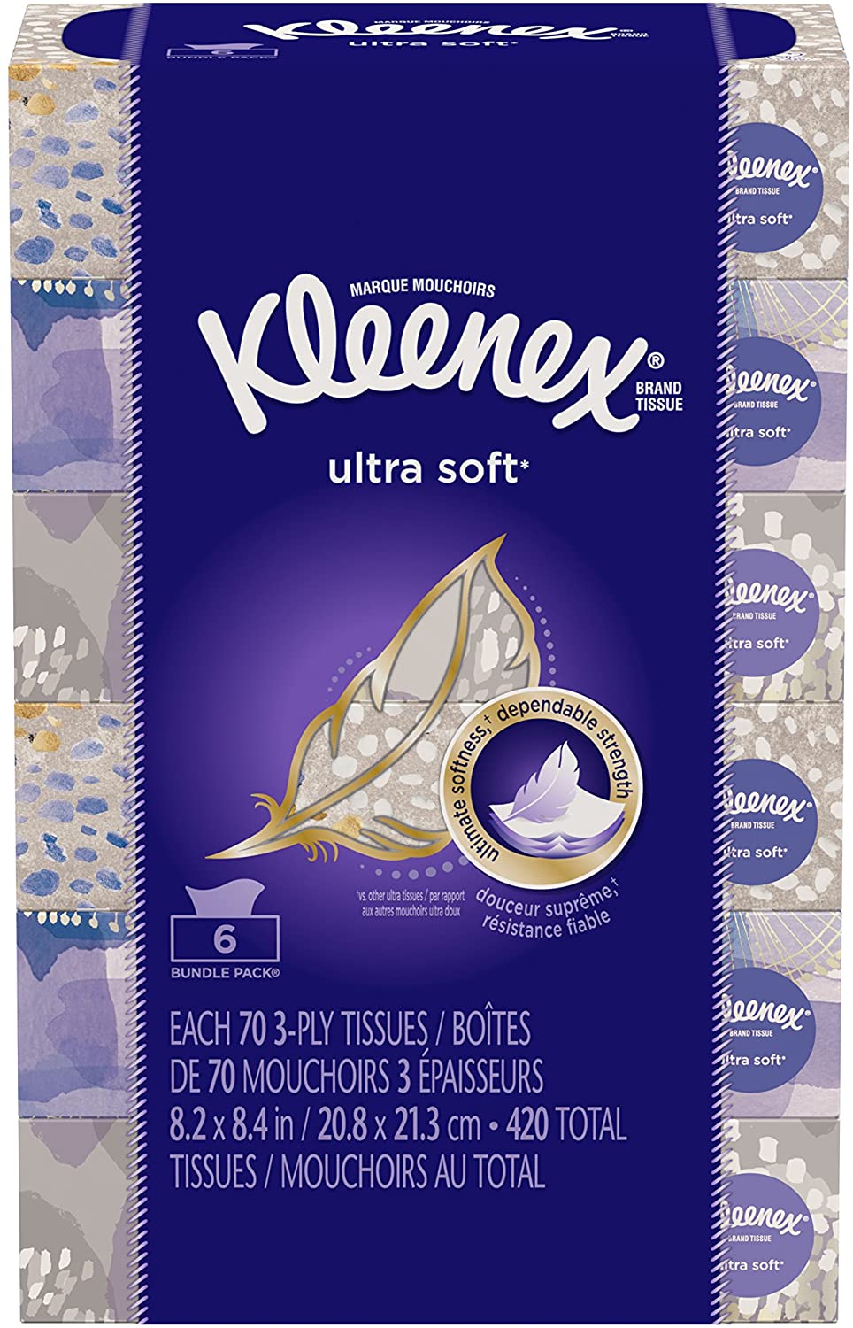 Kleenex Gentle Softness Facial Tissue 6pk