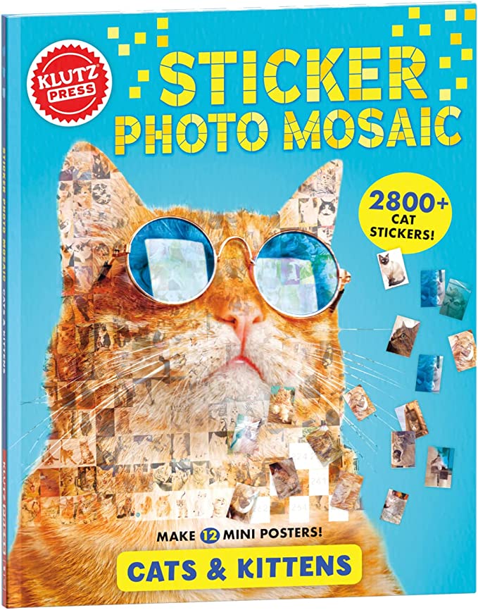 Klutz Press Cats & Kittens Sticker Photo Mosaic